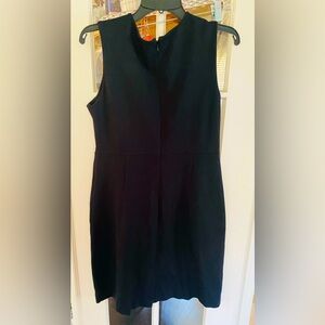 LANDS’ END Black Sleeveless Dress w/pockets